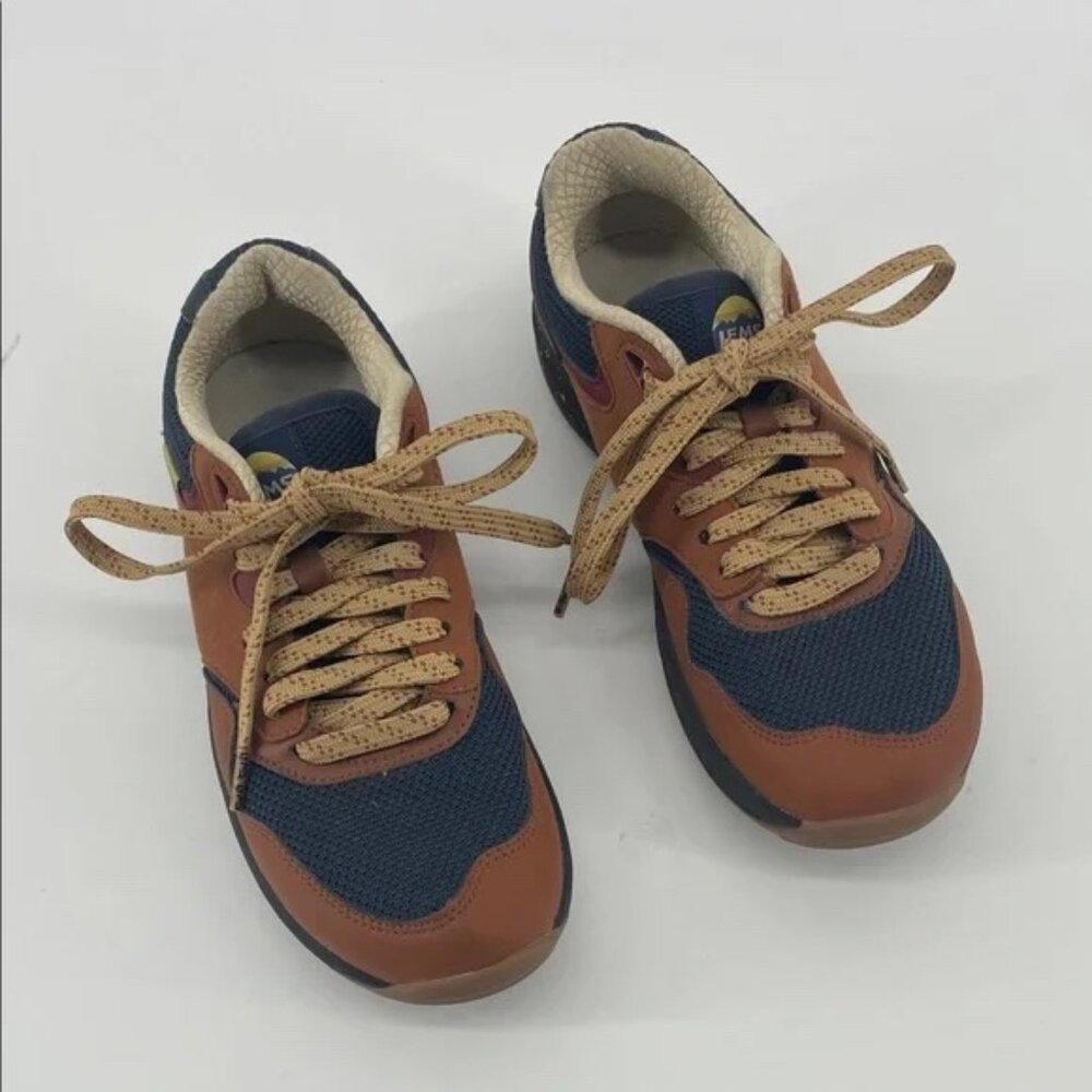 Lems Trailhead Women's Navy and Brown Shoe in Sequoia 7.5